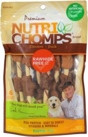 Nutri Chomps Chicken and Duck Kabobs Dog Treat Easy To Digest