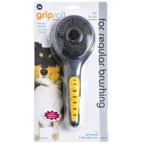 JW Gripsoft Pin Brush Removes Mats Tangles and Dead Hair