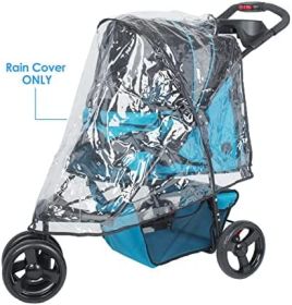 Petique's Full Coverage Ventilated Rain Cover for Pet Strollers
