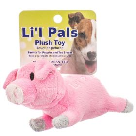 Lil Pals Ultra Soft Plush Dog Toy - Pig Ideal For Small Puppies And Toy Breeds