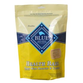 Fortified Blue Buffalo Health Bars Dog Biscuits - Baked with Bananas & Yogurt