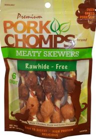 Pork Chomps Premium Nutri Chomps Meaty Skewers With Protein