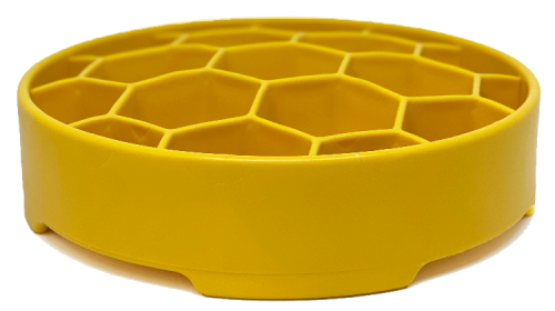 Soda Pup Honeycomb Design eBowl Enrichment Slow Feeder Bowl for Dogs