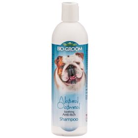"Pet Shampoo Oatmeal Anti-Itch" All Natural by Bio Groom (Size-3: 12 oz)