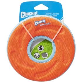 "Chuckit Zipflight Amphibious Flying Ring" for Dogs (size-5: Small - 1 count)