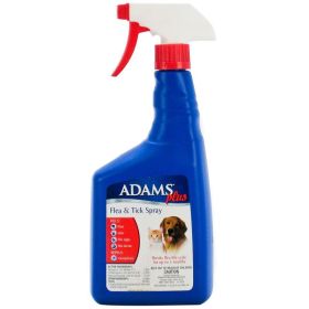 "Pet Flea & Tick Spray" by Adams Plus Precor Repels Mosquitoes (size-5: 32 oz)