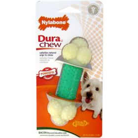 Nylabone Dura Chew Double Action Chew - 2 Sizes Dental Nubs Help Control Tartar (Size-3: Regular (1 Pack))