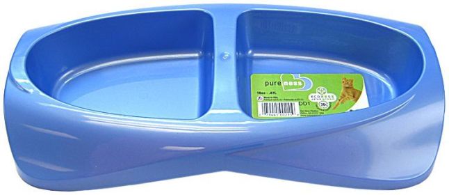 "Pet Lightweight Double Diner Dish" by Van Ness (Size-3: Small - 20 oz Total)