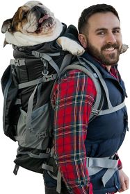 K9 Sport Sack-Kolossus Big Dog Carrier & Backpacking Pack (size-5: Large(20"-23" From Collar to Tail))