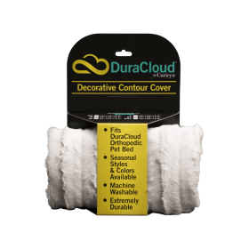 DuraCloud Orthopedic Pet Bed and Crate Pad Contour Cover Sand Machine Washable (Size-3: X-Small)