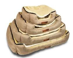 "Pet BurrowBed" Tan/White With Detachable Blanket (Color: Tan/White: Large)