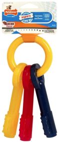"Nylabone Puppy Chew" Teething Keys Chew Toy (Size-3: X-Small (For Dogs up to 15 lbs))