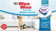 "Dog Disposable Diaper Liners" by Four Paws