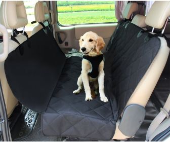 JESPET Dog Car Seat Cover for Pets, Dog Car Travel Car Seat Protector for Cars, Trucks, SUV, Black