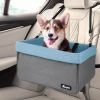 JESPET & GOOPAWS Dog Booster Seats for Car, Portable Dog car set travel carrier with seat Belt for 24lbs pets