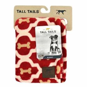 "Dog Fleece Blanket" by Tall Tails - Red Bone