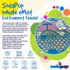 Soda Pup Innovative  Whale Design eMat Enrichment Lick Mat With Suction Cups