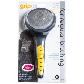 JW Gripsoft Soft Pin Slicker Brush