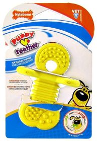Nylabone Puppy Rhino Teether Chew Toy for Puppies Helps Clean Teeth