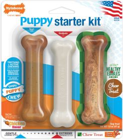 Satisfy Natural Urge To Chew Nylabone Puppy Starter Kit