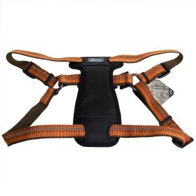 K9 Explorer Reflective Adjustable Padded Dog Harness - Campfire Orange