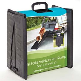 GG Tri-Fold Vehicle Pet Ramp Black - Portable