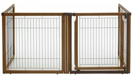 4 Panel Convertible Elite Pet Gate by Richell