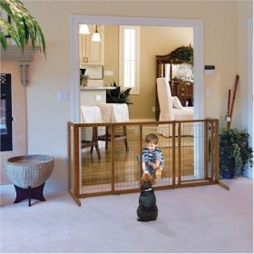 "Medium Deluxe Freestanding Pet Gate" by Richell