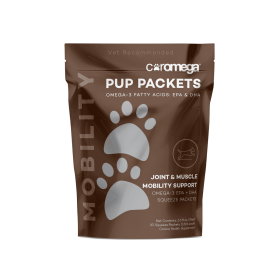 Soft Chew Coromega Pup Packets Omega-3 Joint & Muscle Mobility Support Sugar