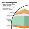 Pet Bed by Aspen Pet Self Warming  - Spice & Cream