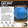 SodaPup "ID Cap Nut" Ultra-Durable Rubber Chew Toy and Treat Dispenser