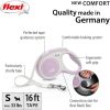 "Retractable Tape Dog Leash" by Flexi New Comfort - Pink