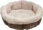 "Dog Donut Bed" by Precision Pet Natural Surroundings  Coffee Sturdy Bumpers
