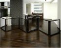 "6 Panel Convertible Elite Pet Gate" by Richell - Black