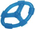 Nylabone Puppy Chew Ring Peanut Butter Toy - Wolf Made of Soft Rubber