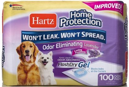 Hartz Home Protection Lavender Scent Odor Eliminating Dog Pads - Regular (size-4: 100 count)