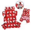 Penguins & Snowflake Flannel PJ with 2 Pockets (Red)