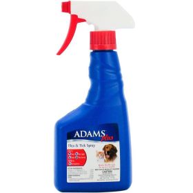 Adams Flea & Tick Spray Plus Precor (size-5: 16oz)