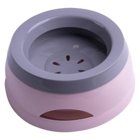 No Spill Dog Water Bowl by Threaded Pear (size 6: Pink)