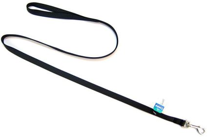 Coastal Pet Nylon Lead - Black (Size-3: 4' Long x 5/8" Wide)