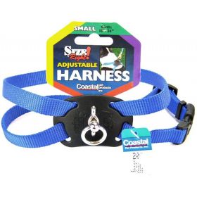 Adjustable Dog Harness by Coastal Pet Size Right Nylon  - Blue (Size-3: Small (Girth Size 18"-24"))