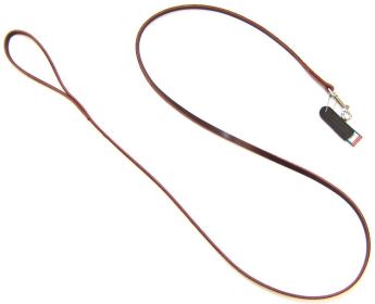 "Dog Leather Lead" by Circle T (size-5: 6 feet x 3/8"W)