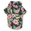 "Dog Hawaiian Breeze Camp Shirt" by Casual Canine - Black