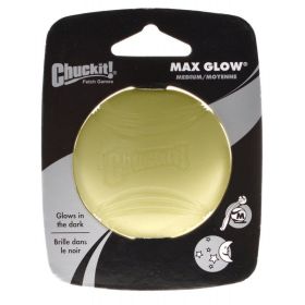 Chuckit Max Glow Ball (Size-3: Medium Ball - 2.25" Diameter (1 Pack))