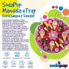 Soda Pup Slow  Eating Mandala Design eTray Enrichment Tray for Dogs