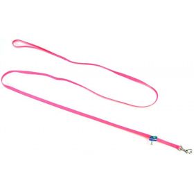 Coastal Pet Nylon Lead - Neon Pink Single Ply Nylon Four Sizes (Size-3: 6' Long x 3/8" Wide)