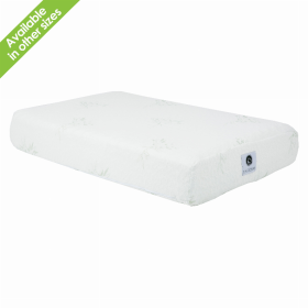Petique Inc Antibacterial Bamboo Memory Foam Pet Bed for Ultimate Comfort (Size-3: Small)