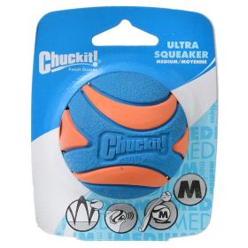 Chuckit Ultra Squeaker Ball Dog Toy (Size-3: Medium (2.5" Diameter))