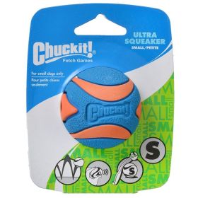 Chuckit Ultra Squeaker Ball Dog Toy (Size-3: Small (2" Diameter))