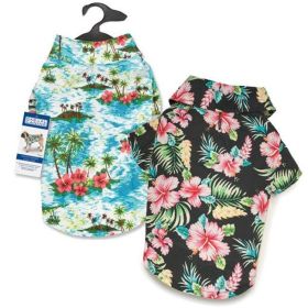 CC Hawaiian Breeze Camp Shirt - Blue (Size-3: Large)